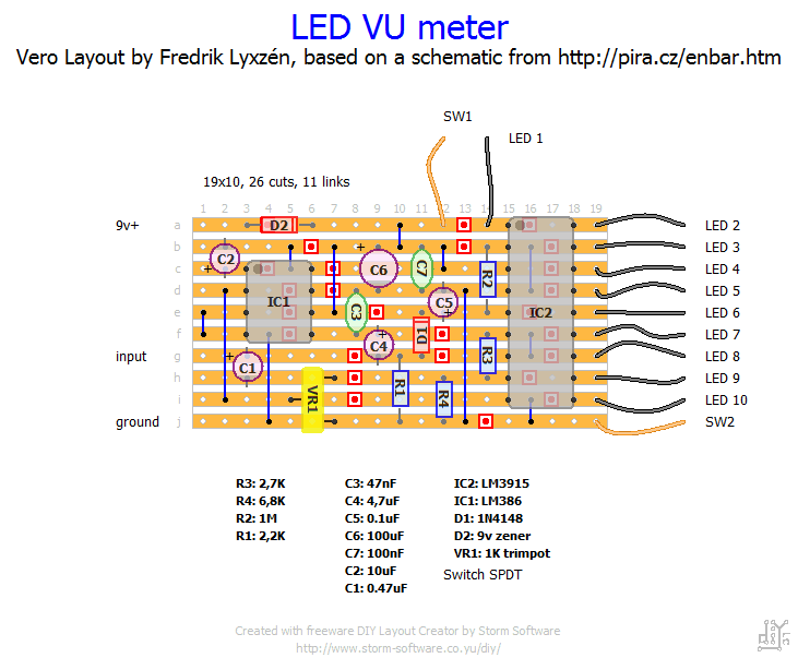 LED VU meter