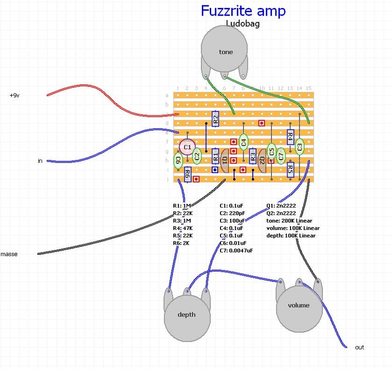 layout fuzzrite with tone 