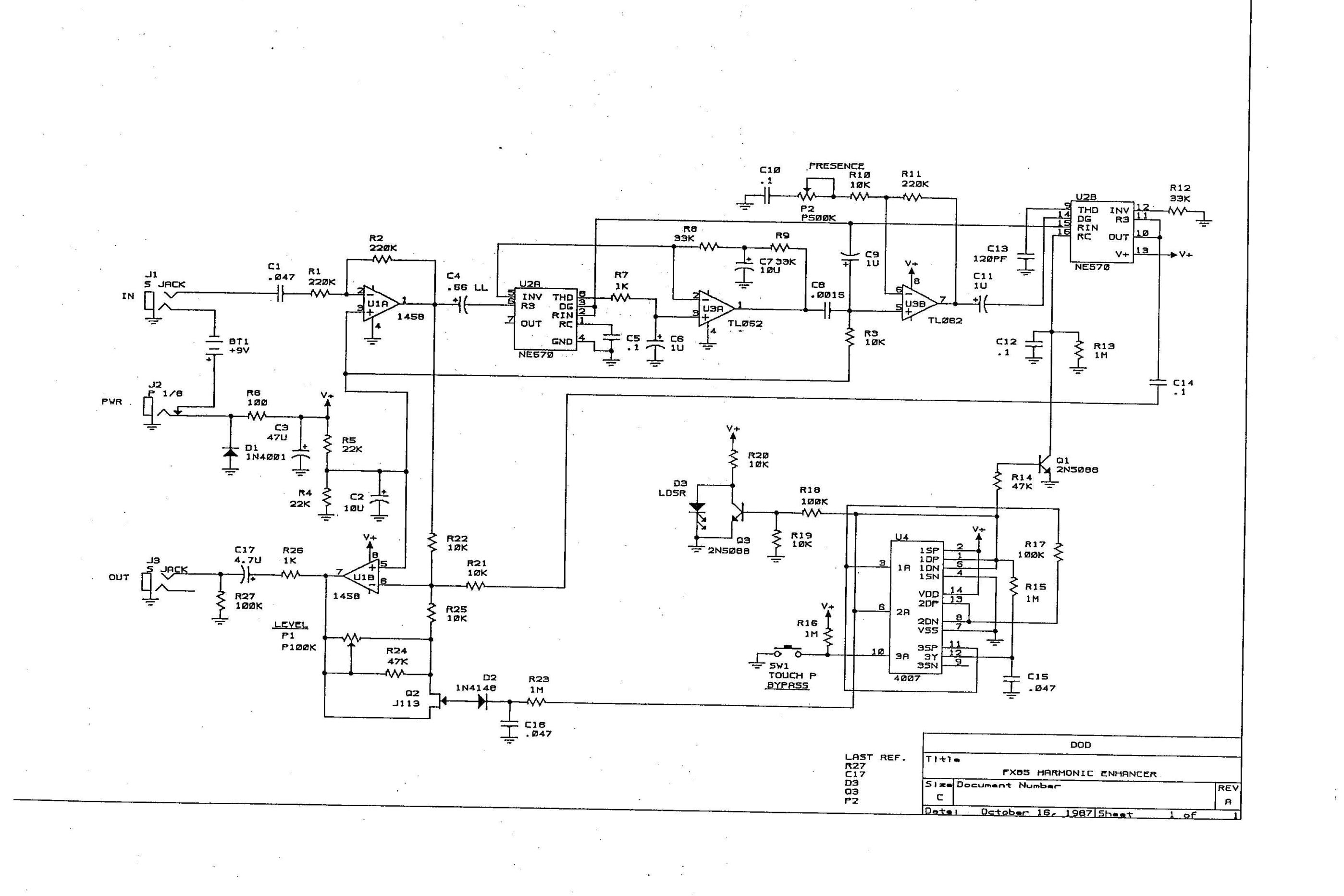 FX85 Harmonic Enhancer