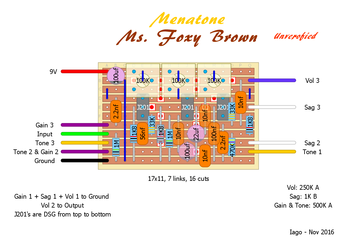 Menatone Foxy Brown vero layout by Iago