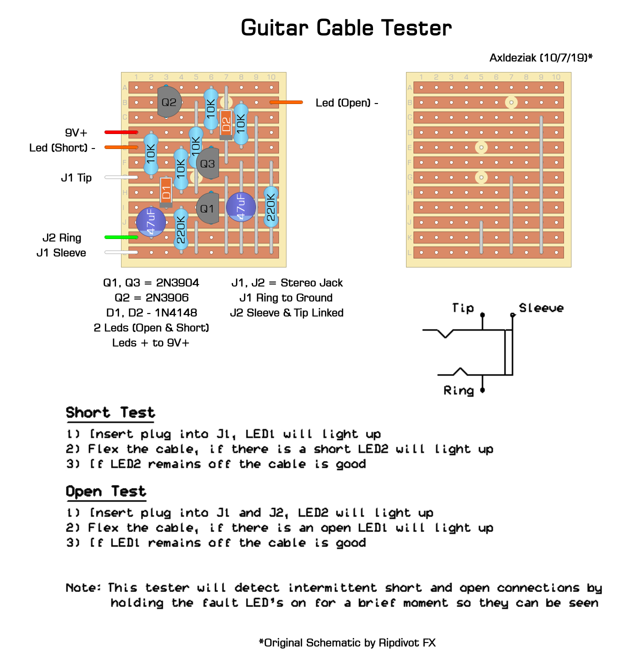 Guitar Cable Tester
