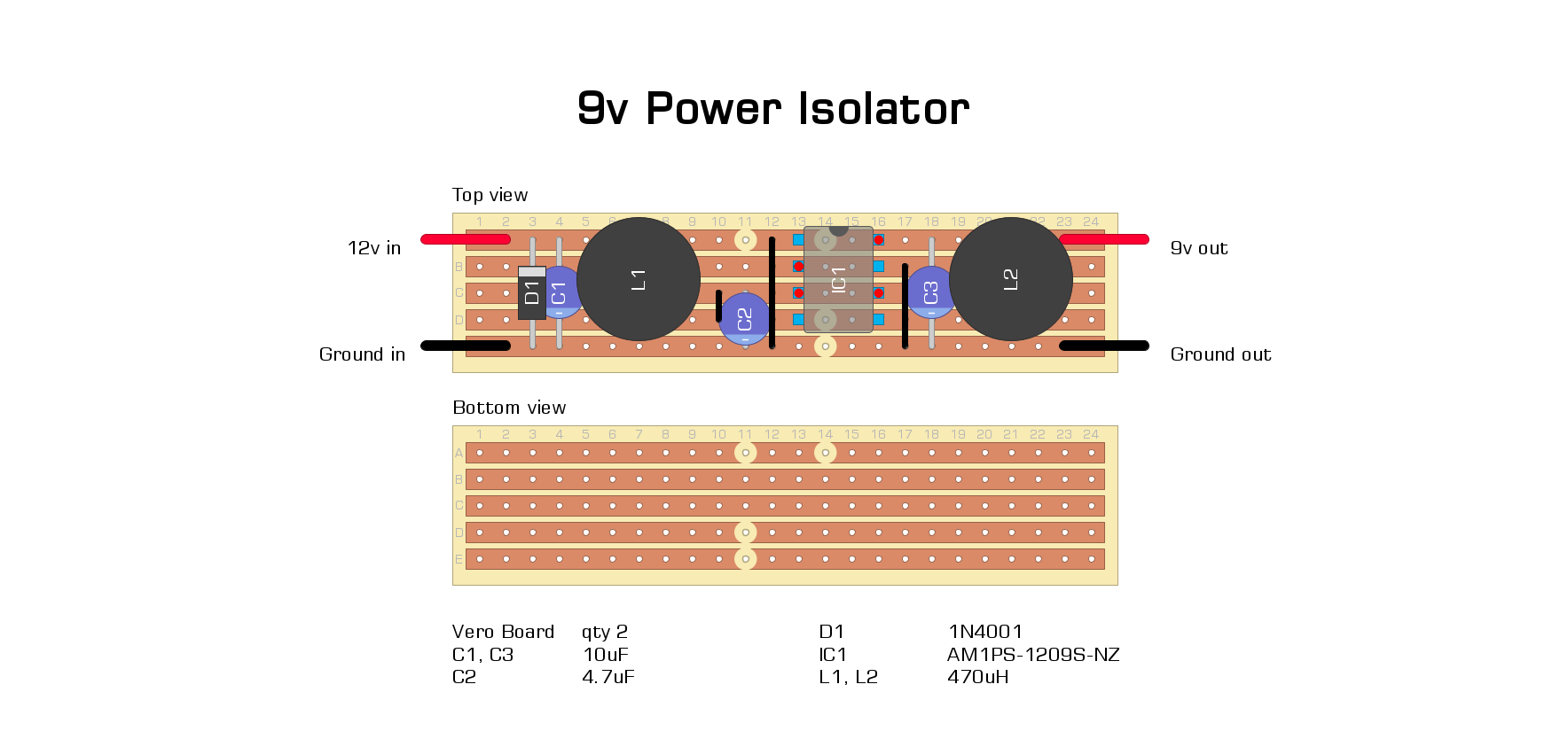 9v power isolator